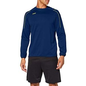 JAKO Classico 8850 heren trainingssweatshirt, nachtblauw/citro, L