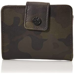 Timberland Lederen RFID Small Indexer Wallet Billfold, Camo, Camouflage, Rfid lederen portemonnee klein, Camouflage, rfid leren portemonnee klein