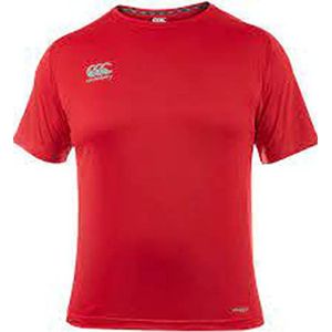 Canterbury Core Vapodri Superlight Performance heren T-shirt, motief rode vlag, maat XS