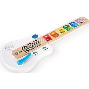 Baby Einstein, hape, tokkel mee liedjes Magic Touch elektronische gitaar, muziekspeelgoed van hout, 2 speelmodi, muziekinstrumenten voor kinderen, vanaf 6 jaar