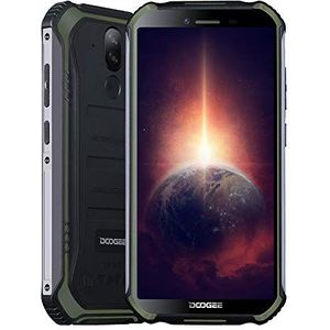 Outdoor Smartphone DOOGEE S40 Pro, 4GB + 64GB Ontgrendelde Mobiele Telefoon, 4G Dual SIM 5,45 inch HD+ Android 10, 13MP+5MP Camera 4650mAh Batterij, Schokbestendige Telefoons, NFCGPS (Groen)