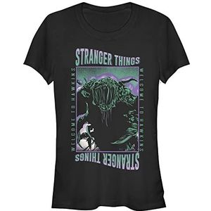 Stranger Things Monster Thing T-Shirt À Manches Courtes Femme, Noir, L