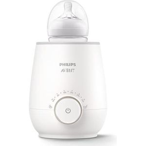 Philips Avent SCF358/00 Snelle flessenwarmer, 3 minuten, gelijkmatige verwarming, voorkomt oververhitting, eenvoudig te bedienen, verwarmt kindervoeding, compatibel met advent flessen