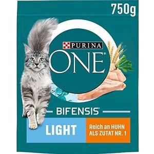 PURINA ONE BIFENSIS Light droogvoer voor katten, 6 x 750 g, 6 stuks