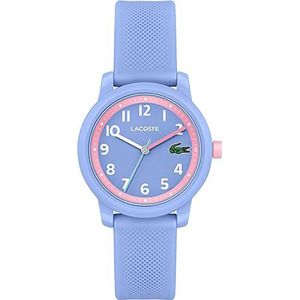 Lacoste 2030041 Analoog Quartz Horloge voor Kinderen met Blauwe Siliconen Band - 2030041, turquoise/lichtblauw, Modern