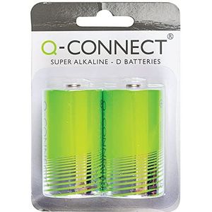 Q-CONNECT Kf00489 AA-batterij, 4 stuks, 2 D-batterijen