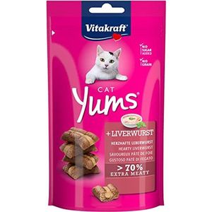 Vitakraft Snack Cat Yums leverworst (1 x 40 g)