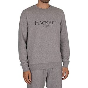 Hackett Sweater Logo Grijs Heren Kleding Slim Fit, 913light grey marl