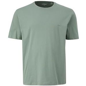 s.Oliver T-shirt grande taille pour homme avec logo détaillé vert, XXL, vert, XXL