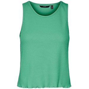 Vero Moda Vmemma Noos T-shirt zonder mouwen voor dames, Jade Cream