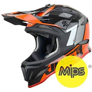 Just 1 Helmets Just1 Jdh Assault Black-Red + MIPS S Downhill/MTB/Enduro Uniseks - Volwassenen, zwart-rood, S