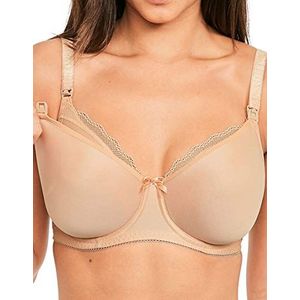 Freya Pure UW Moulded Nursing Bra borstvoedingsbeha, voor dames, Beige