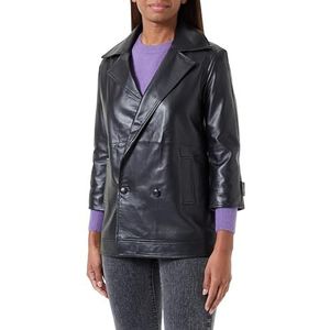 nascita Veste Blazer Femme Cuir 29027083-NA03 Noir S, Noir, S