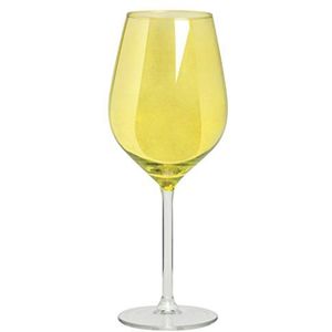 Excelsa Scratch Calice Color Wine CL 50 glas, geel, 7 x 7 x 23 cm