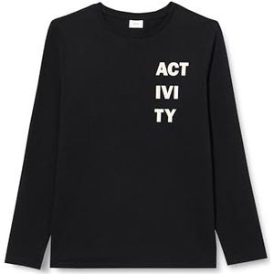 s.Oliver T-shirt met lange mouwen voor jongens met opschrift, 9999