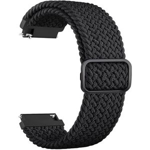 Tobfit Garmin Venu 2 / Garmin Vivoactive 4 armband, elastische gevlochten reservearmband, compatibel met Garmin Forerunner 255 / Samsung Galaxy Gear S3 Frontier, Nylon