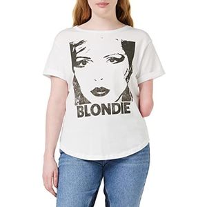 Blondie Silhouette T-shirt voor dames, Wit.