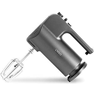 Livoo DOP228 Elektrische handmixer met 5 snelheden, 2 handroerders en 2 kneders