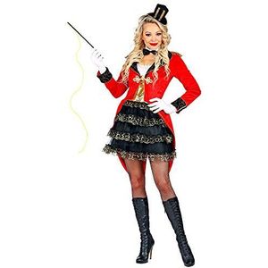 Widmann - Kostuum circusdirector, Frack met tutu-jurk, halsketting met vlinderdas mini-cilinder, handschoenen, garde, carnaval, themafeest