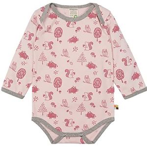 Loud + Proud Bodyprint, Gots gecertificeerd T-shirt Bambins Unisex Baby Rosé, 86-92, Roze