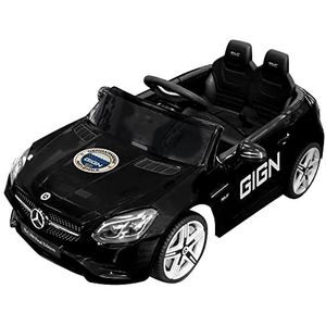 TURBO CHALLENGE - Mercedes SLC GIGN - Elektrische drager - 119219 - op afstand bestuurbare auto - zwart - 30 kg max - kunststof - oplaadbare batterijen en batterijen niet inbegrepen - van 3 jaar tot 6