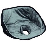 Dooky Hygiënische mat (afneembaar, geschikt voor autostoelen, waterdicht, wasbaar, zachte bekleding, comfortabele bekleding, afmetingen: 37 x 31 cm), zwart