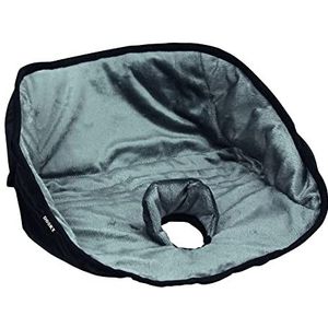 Dooky Hygiënemat (afneembaar, geschikt voor autostoelen, waterdicht, wasbaar, zachte en comfortabele bekleding, afmetingen 37 x 31 cm), zwart