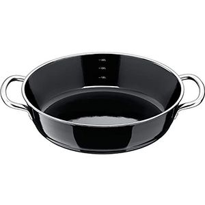 Silit Professional Braadpan, Diameter 28 cm, 4,1 l, Silargan Functionele Keramiek, Hoge Rand, Inductie, Zwart