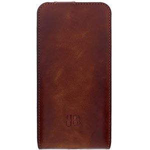Burkley voor iPhone 14 Plus met kaarthouder - Flip Style Leather Case Vintage iPhone 14 Plus voor mannen en vrouwen - Phone beschermhoes - antiek bruin