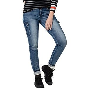 Timezone Noritz Slim vrijetijdsbroek voor dames, Blue Patriot Wash