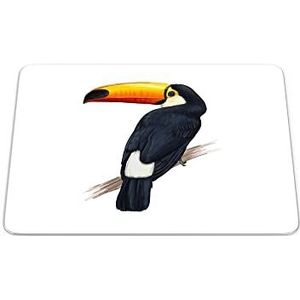 Bonamaison, Rechthoekige muismat met digitale print, antislip onderkant, voor kantoor en thuis, 22 x 18 cm