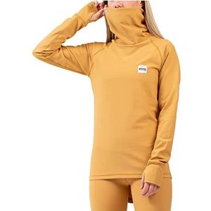 EIVY Icecold Rib Top Yoga T-shirt voor dames, Faded Amber, XS, Faded Amber