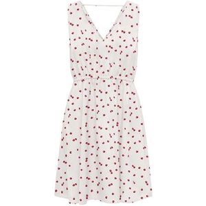 Onlnova Life Elite Sara AOP string jurk, Cloud Dancer, XL, Cloud Danser, XL