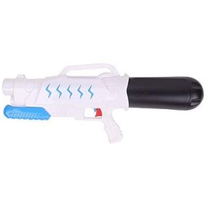 Bluesky 047264 Waterpistool met pomp met tank – wit en zwart – 49 cm – outdoorspel vanaf 3 jaar