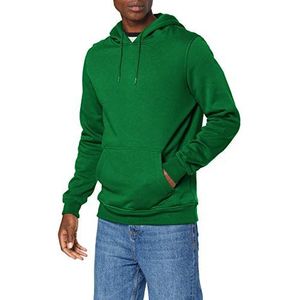 Build Your Brand Heavy Hoody Sweatshirt met capuchon voor heren, dennengroen, XS, Fir Groen