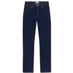 Wrangler Texas Jeans voor heren, stretch, straight fit, katoen, blauw, Day Drifter