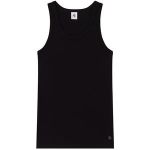 Petit Bateau A0akh Tanktop voor dames (1 stuk), zwart.