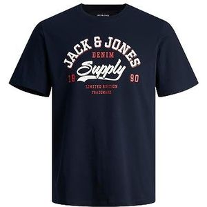 JACK & JONES Heren overhemd met korte mouwen Blazer Navy, S, marineblauw blazer