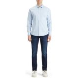 Scotch & Soda Core - Poplin Solid T-shirt voor heren, Blauw T-shirt 6867