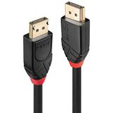 LINDY 41078 DisplayPort-kabel, 10 m, zwart