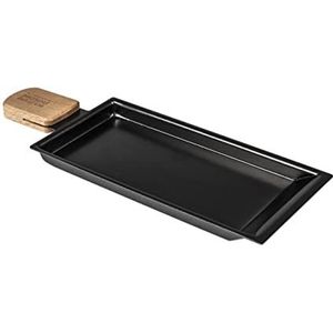 KUHN RIKON Raclette-kruik met houten handvat, ergonomische handgreep, anti-aanbaklaag