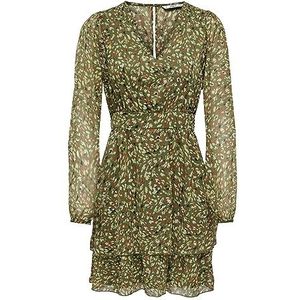 ONLY Femme Onladele Life L/S V-neck Dress Ptm Robe d'été, Winter Moss.,XS