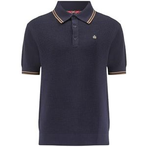 merc Edmund Poloshirt voor heren, Marine.