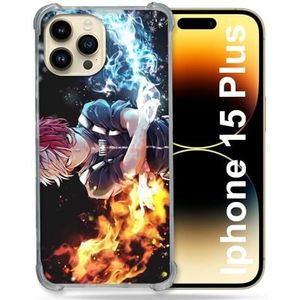 MagSafe-compatibel hoesje voor iPhone 15 Plus Manga My Hero Academia Shoto