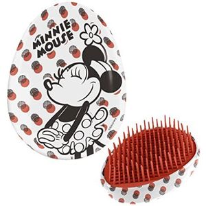 Ovale Mickey Mouse haarborstel voor meisjes en dames, ontwarrende kam