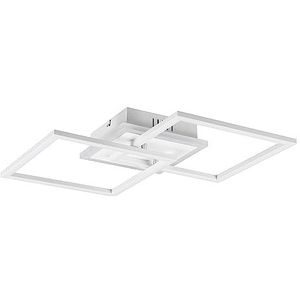 Reality, Plafondlamp, Venida incl. 1 x LED, SMD, 25,0 Watt, 4000 K, 3000 Lm. Lichaam: Metaal, mat wit L: 57,5 cm, L: 35,0 cm, H:7,5 cm