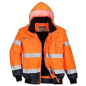 3-in-1 bomberjack 3:2, kleur: OrNa, maat XL