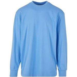 Urban Classics Tall Tee L/S T-shirt voor heren, horizontaal blauw, 4XL, Horizon blauw.