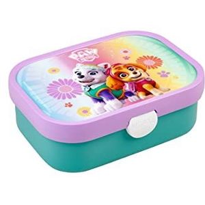 Mepal Campus Lunchbox, lunchbox voor kinderen met inzetstuk en kliksluiting, BPA-vrij, vaatwasmachine-bestendig, 750 ml, Paw Patrol Girls