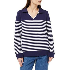TOM TAILOR Dames sweatshirt Atlantic Ocean Blue, XXS 11331, 11331 - Atlantic Ocean Blue